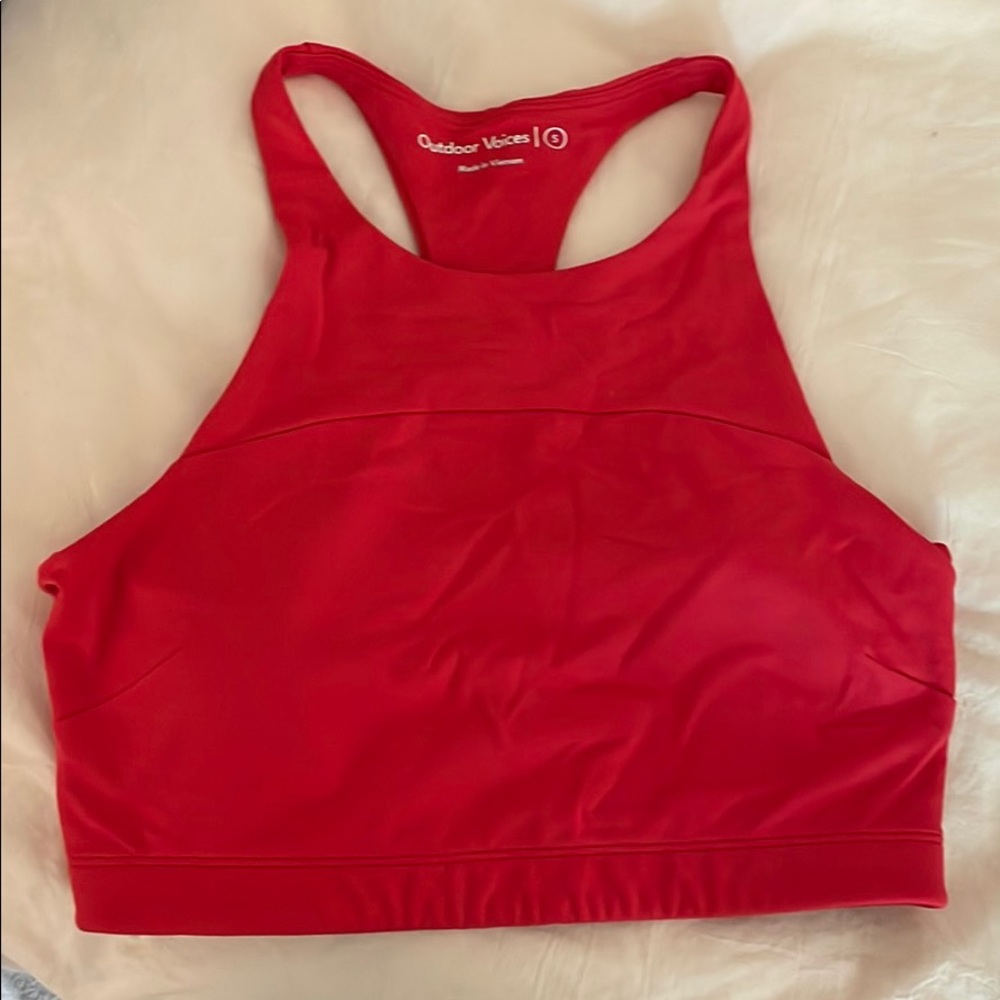 Red Outdoor Voices TechSweat Tank Top